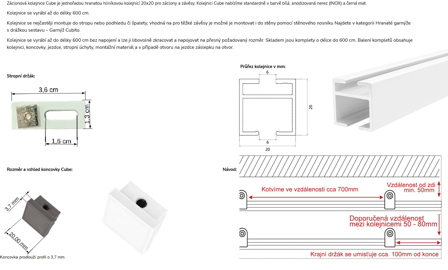 Nový držák pro cube.